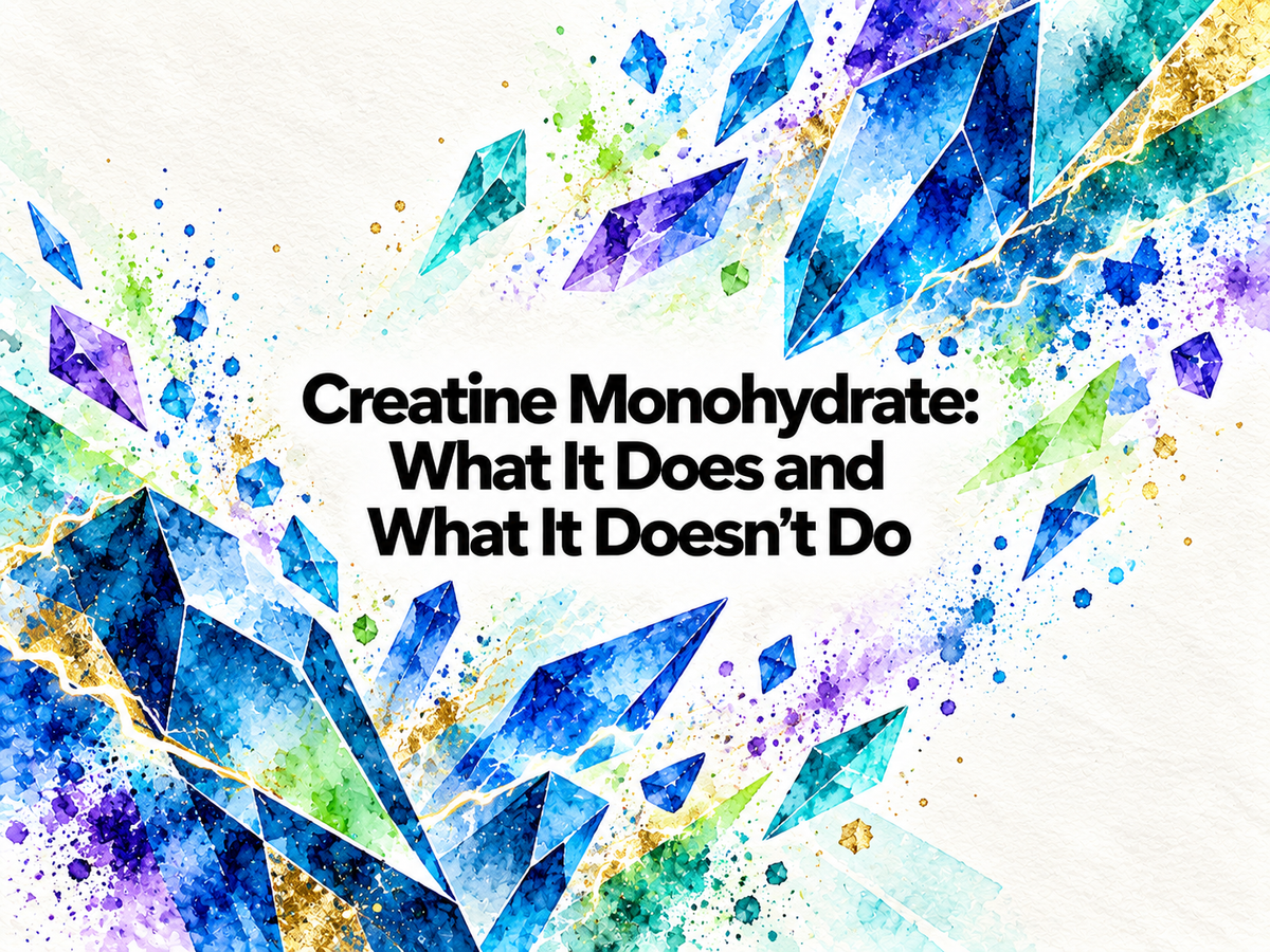 Creatine Monohydrate: What It Does and What It Doesn’t Do